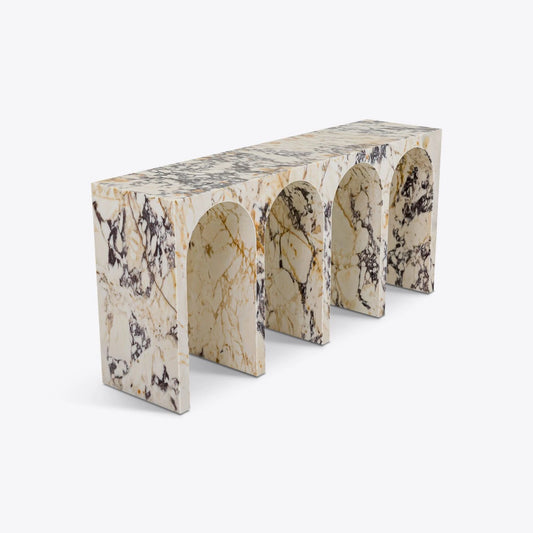 Siren Viola Marble Console Table